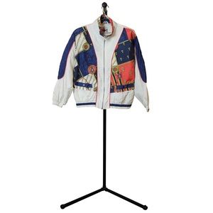 White Anchor Vintage Windbreaker